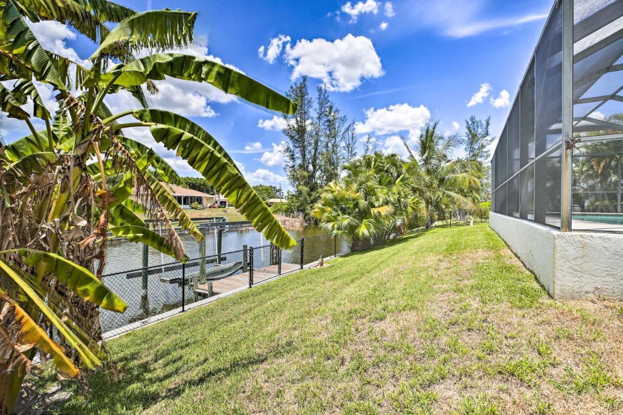 Cape Coral Canalfront Home With Pool And Dock Exterior photo
