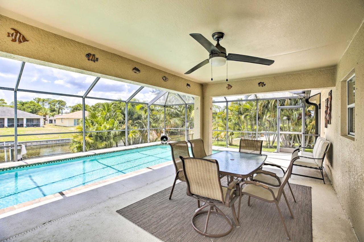 Cape Coral Canalfront Home With Pool And Dock Exterior photo